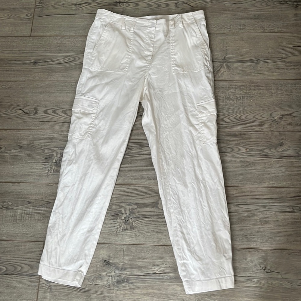 chicos white cargo pants!